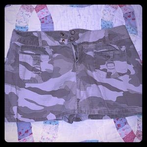 Cute camo design skort
